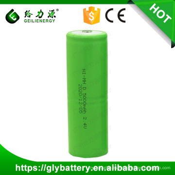 Baterías de alta calidad de ciclo profundo 5000mah batería 3.6v nimh batería para linterna